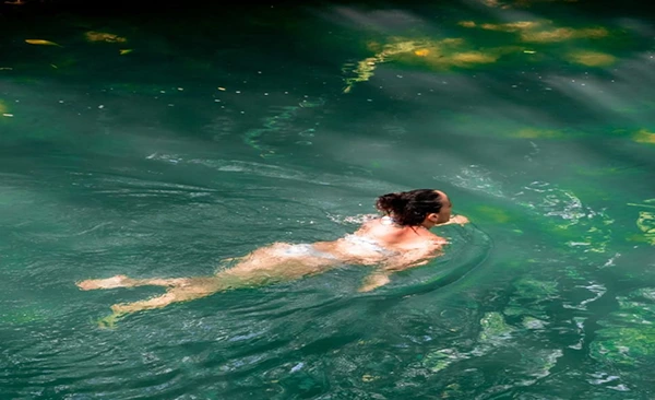 Muelle en uno de los Lagos de Montebello