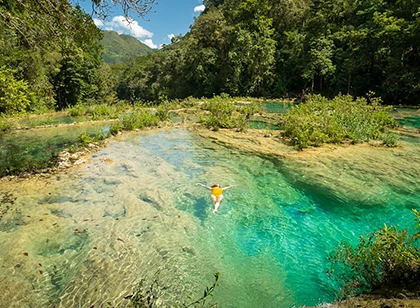 Cabañas cerca de los lagos
